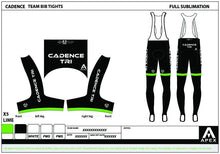 Lade das Bild in den Galerie-Viewer, CADENCE TEAM BIB TIGHTS -WITH PAD