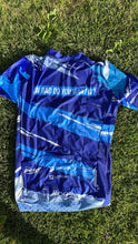 Load image into Gallery viewer, Triathlon Wittenberg Boe  &quot;PRO&quot; Radsport Kurzarm Trikot Blau Aero Stripe
