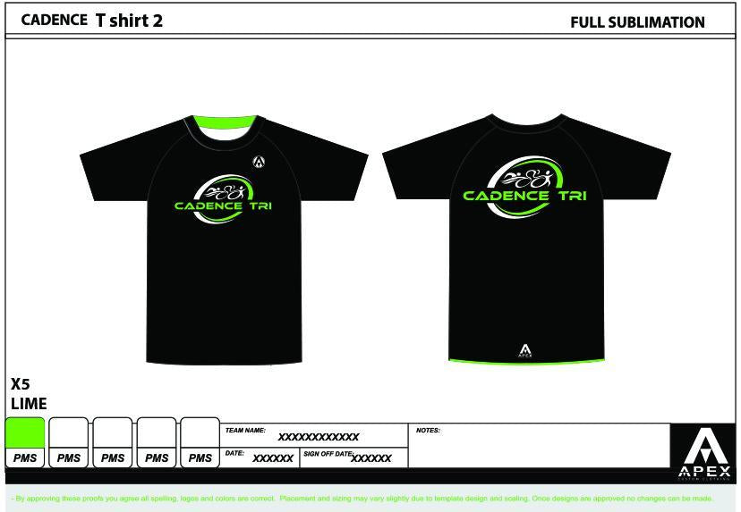 CADENCE REGISTERED RUN T-SHIRT