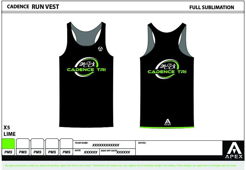 CADENCE REGISTERED RUN VEST