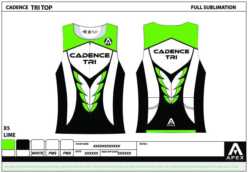 CADENCE TEAM TRI TOP