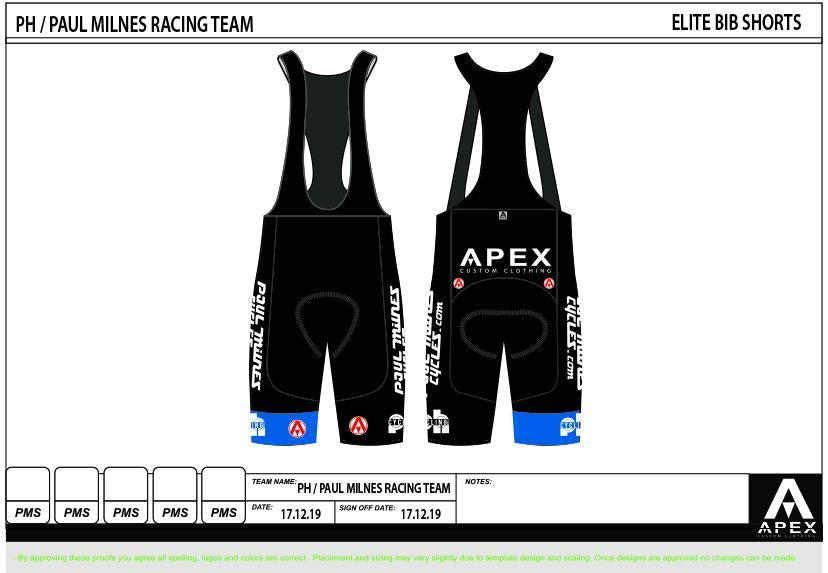 PH MILNES ELITE BIB SHORTS