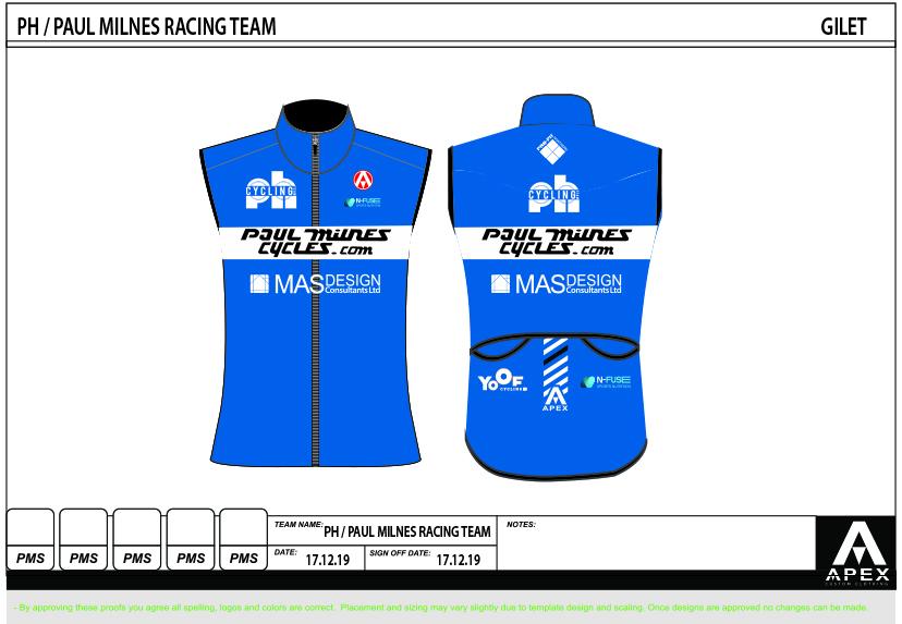 PH MILNES PRO GILET