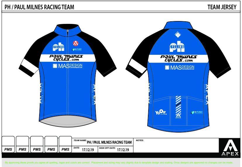 PH MILNES TEAM SHORT SLEEVE JERSEY