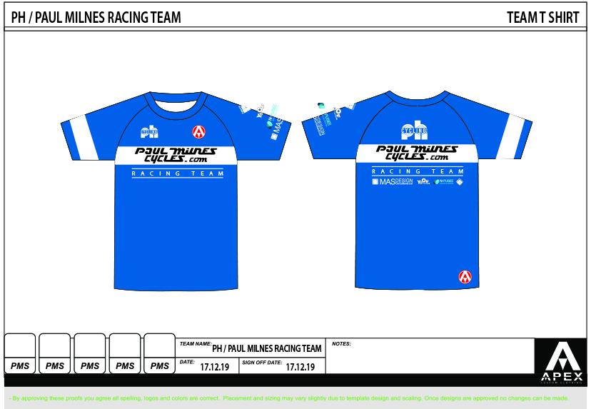 PH MILNES FULL CUSTOM T SHIRT