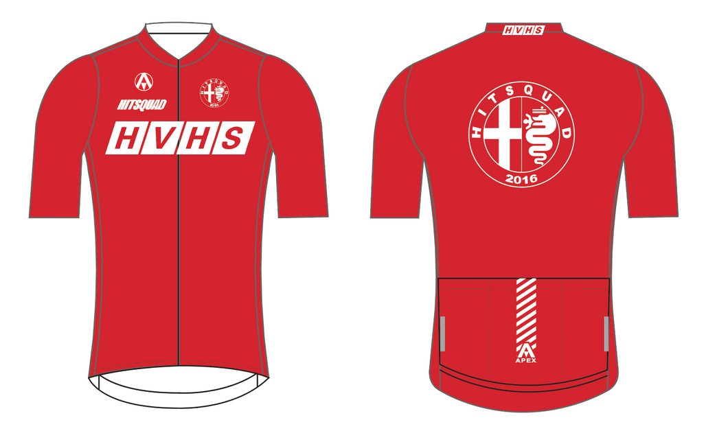 HVHS PRO SHORT SLEEVE JERSEY - RED
