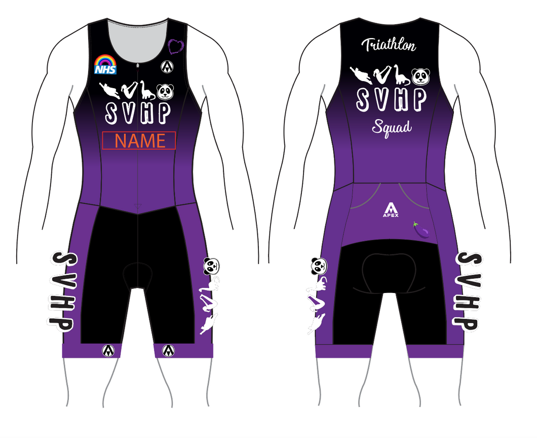 SVHP TEAM TRI SUIT - FRONT ZIP