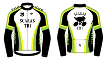 Load image into Gallery viewer, SCARAB TRI PRO LONG SLEEVE AERO JERSEY - BLACK
