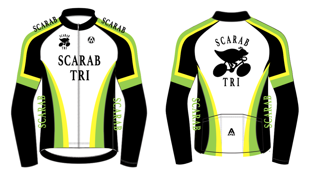 SCARAB TRI FLEECE JACKET - WHITE