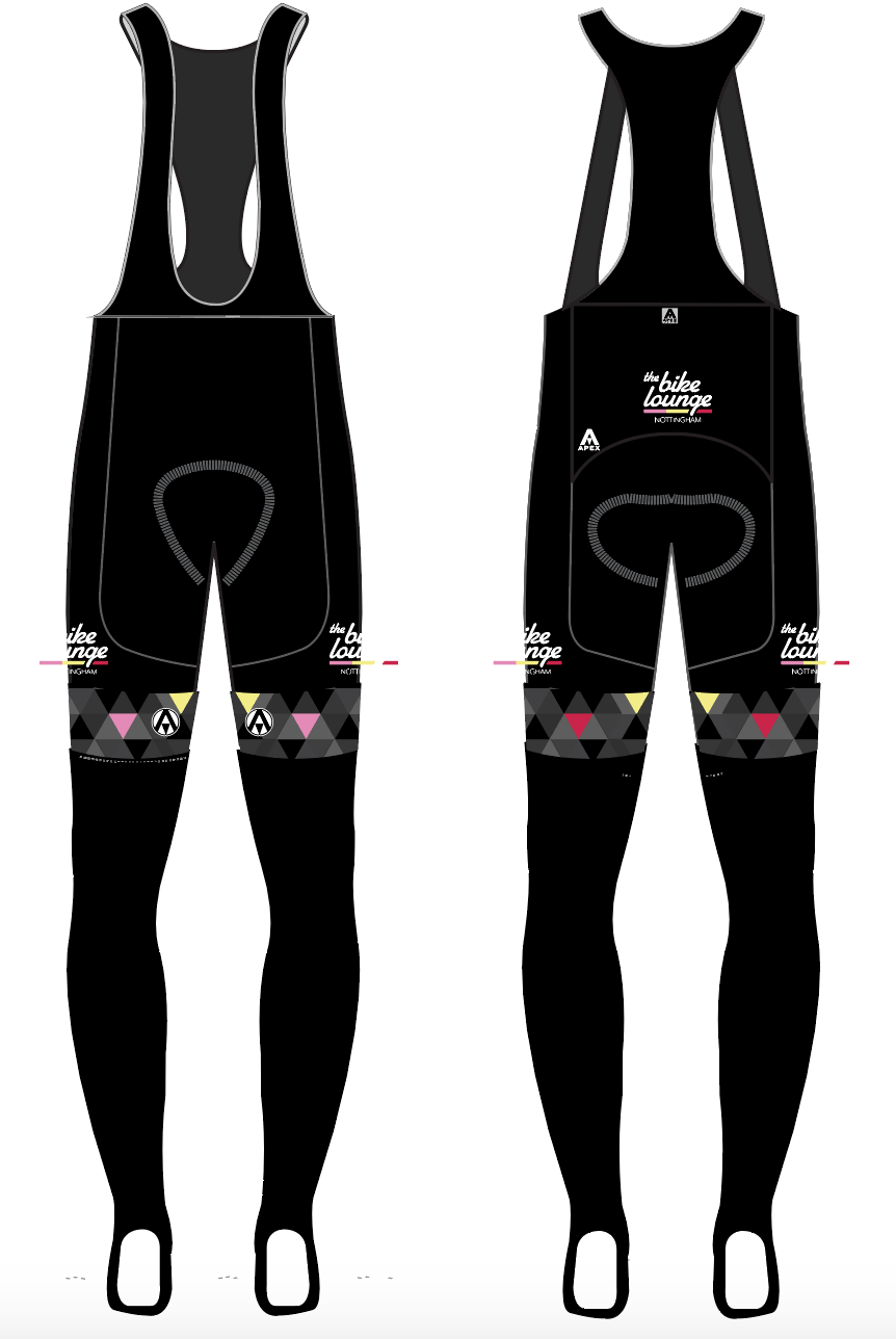 The Bike Lounge TEAM BIB TIGHTS