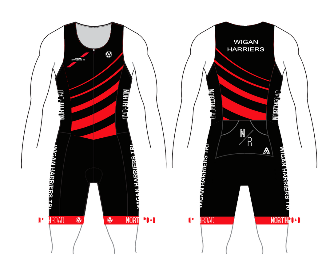 WIGAN HARRIERS TRI TEAM TRI SUIT