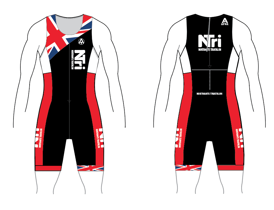 NORTHANTS TRI TEAM TRI SUIT - BLACK