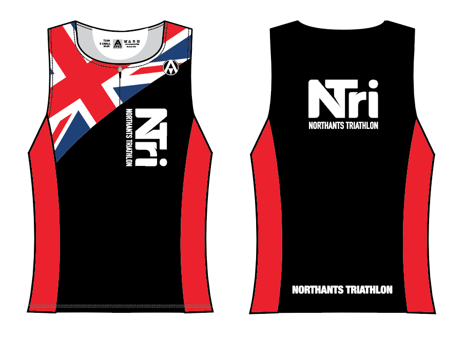 NORTHANTS TRI TOP - BLACK