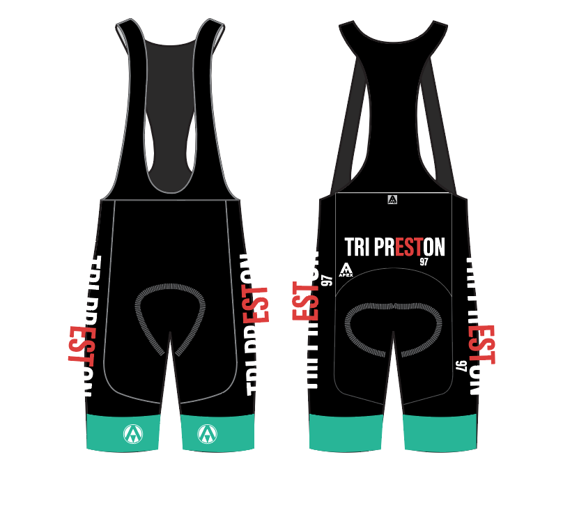 TRI PRESTON TEAM BIB SHORTS