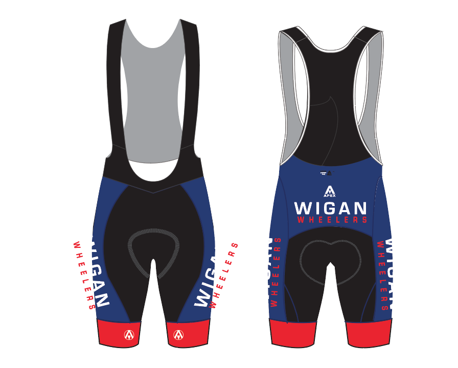 WIGAN PRO BIB SHORTS