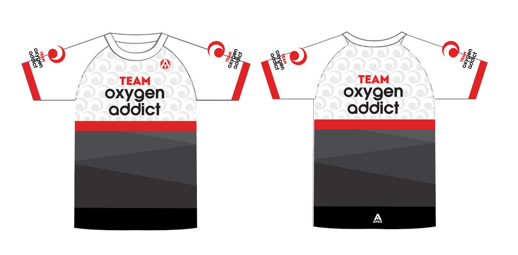 OXYGEN ADDICT FULL CUSTOM T SHIRT