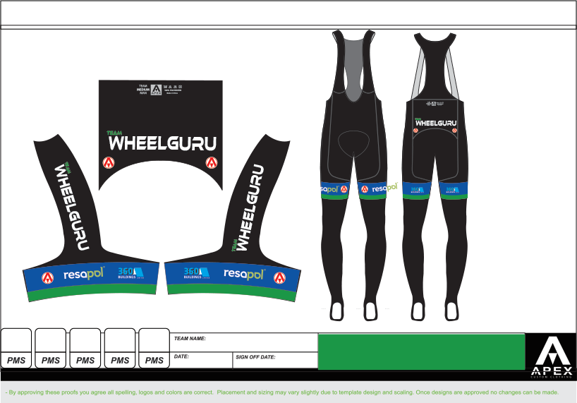 WHEELGURU TEAM BIB TIGHTS