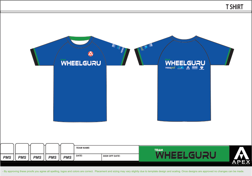 WHEELGURU FULL CUSTOM T SHIRT