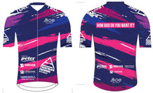 Load image into Gallery viewer, Triathlon Wittenberg Boe &quot;PRO&quot; Radsport Kurzarm Trikot Pink Aero Stripe
