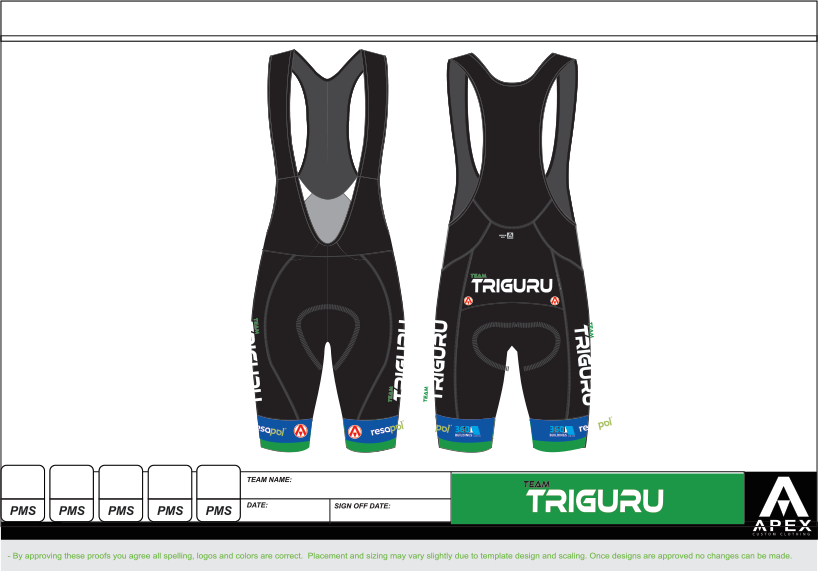 TRIGURU PRO BIB SHORTS