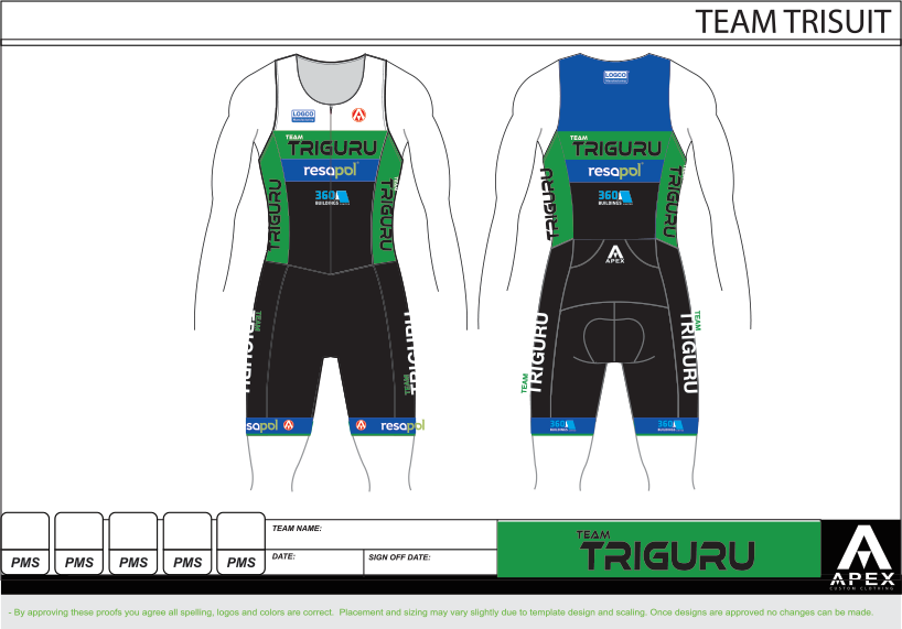 TRIGURU TEAM TRI SUIT
