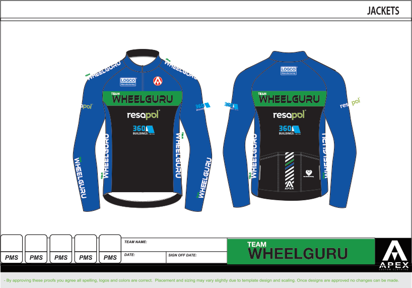 WHEELGURU PRO LONG SLEEVE AERO JERSEY